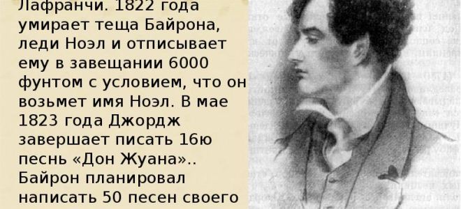 Сочинения об авторе байрон