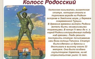 Краткая биография родосский