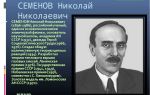 Краткая биография семенов