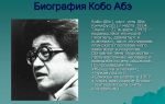 Краткая биография абэ