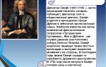 Краткая биография свифт
