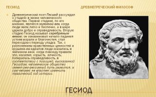 Сочинения об авторе гесиод