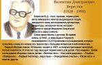 Краткая биография берестов