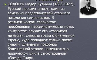 Краткая биография соллогуб