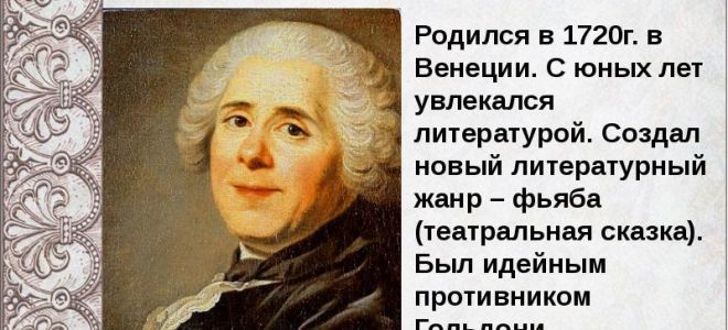 Краткая биография гоцци