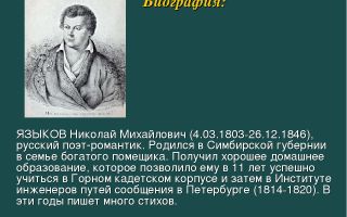 Краткая биография языков
