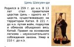 Краткая биография цинь