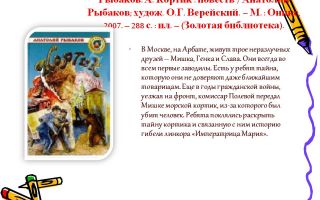 Сочинения об авторе рыбаков
