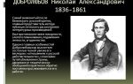 Краткая биография добролюбов