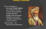 Краткая биография хайям