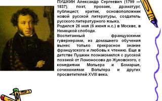Краткая биография пу