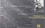 Сочинения об авторе кондратьев