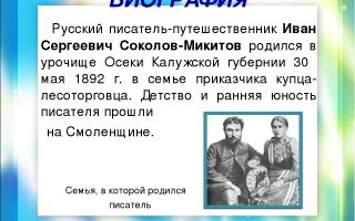 Краткая биография соколов