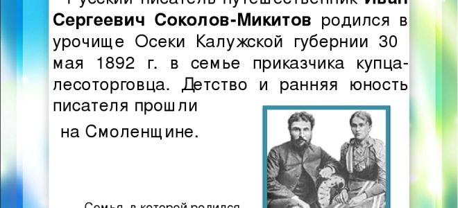 Краткая биография соколов