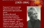 Краткая биография шолохов