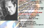 Краткая биография визбор