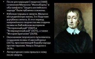 Сочинения об авторе мильтон