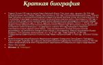 Краткая биография светлый