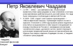 Краткая биография чаадаев