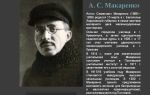 Краткая биография макаренко