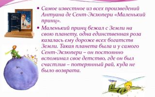 Сочинения об авторе экзюпери
