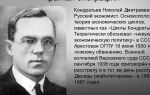 Краткая биография кондратьев