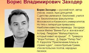 Краткая биография заходер