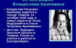 Краткая биография крапивин