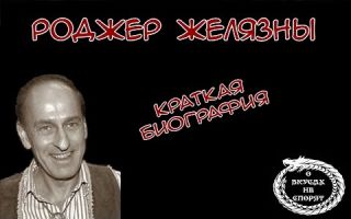 Краткая биография желязны